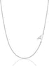 EVER FAITH 925 Sterling Silver Delicate Tiny Alphabet Initial 26 Letters Sideways Choker Necklace Jewelry for Women...