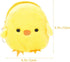 Unomor Zipper Wallet 6Pcs Lovely Small Yellow Chicken Coin Purses Chick Shape Change Purses Wallets...