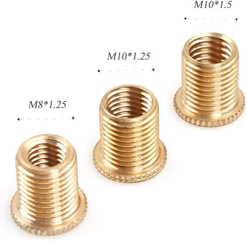 muge racing Universal Shift Knob Adapters Suitable for 5 6 Speed Manual Automatic Vehicle M8 X 1.25, M10 X 1.25, M10 X 1.5 Thread Gear Shifter Kno...