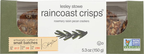 Raincoast Crisps, Rosemary Raisin Pecan Crisps, 5.3 Ounce...