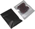 FERENLI 100 Pcs Mylar Zipper Lock Bag Food Storage Matte Foil Airtight Bags with Front Window Plastic Candy Packaging Pouch for Zip Flat Heat Seal...