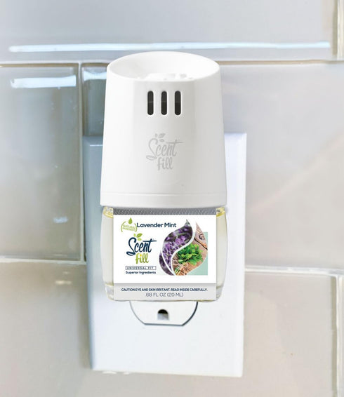 Scent Fill Lavender Mint Plug in Air Freshener, 4 Scented Oil Refills...