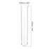 PATIKIL 10ml Plastic Test Tubes with Cork Stoppers, 20Pcs 100x16mm Tubes for Scientific Party Decoration Candy Bead Storage Bath Salt Lab Use, Cle...