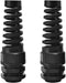 Strain Relief Cord Connector, CGELE 2 Pack NPT 3/4" Waterproof Cable Gland Cord Grip Spiral Adjustable Connector Strain Relief Cord Connectors Joi...