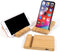 Cell Phone Stand for Desk Wood, Wooden Mobile Phone Holder, Portable Desktop Smartphone Stand, Universal Cell Phone Holder......