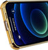 Guppy Compatible with iPhone 15 Plus Ring Holder Case Luxury Crocodile Cover Gold Edge 360 Degree Rotation Stand for Women Slim Leather Snake Liza...