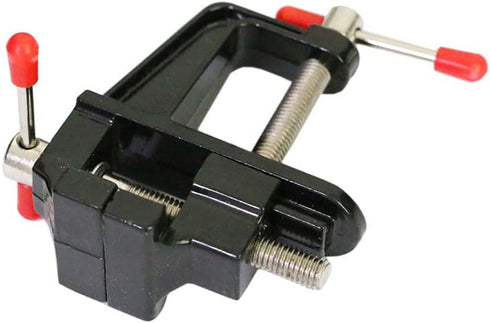 Mini Table Bench Vice Clamp for Jewelry Model Making DIY Repairs Modelling Painting and Crafting-Black (aluminum alloy)...