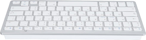 Zopsc Language Keyboard, Portable Compact Ultra Thin Bilingual Language Keyboard, Bluetooth Keyboard for iOS, for Android, for Windows, for SmartT...