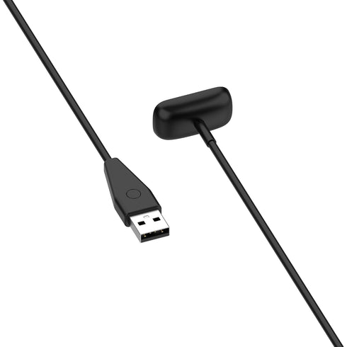 Charger for Fitbit Charge 5 / Charge 6, USB Charging Cable with Reset Button for Charge 5 & Luxe (2-Pack, 3.3ft & 1.6ft) (with Reset Button)...