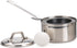 RSVP International Endurance Single Egg Poacher Set | Perfectly Poached Eggs | Includes Stainless Steel Pan | Dishwasher Safe...