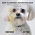 6 PCS Pet Bathing Wipes for Dogs and Cats, Cleaning? Deodorizing Grooming Gloves, Wipes Gloves for Dog and Cat Fur Face, Ear, Eye, Paws Cleaning W...
