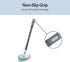 Casabella Tub & Tile Brush - Bathroom Cleaning Brush, Extendable Handle, All-Around Dual Bristles, Bristled Head, Non-Slip Grip...