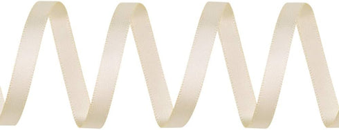 Ribest 1/4 inch Double Face Ivory Satin Ribbon Thin for Crafts Gift Wrapping Wedding Decoration 50 Yards...
