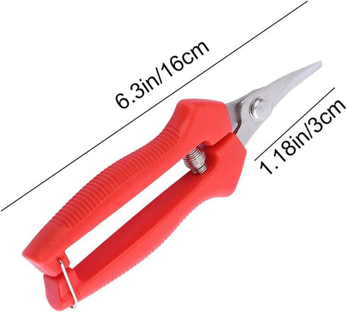 Pruning Shears Steel Tree Trimmer Garden Secateurs for Tree Branch Hedge Fruits Vegetables Plants...