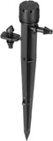 uxcell Adjustable Spray Drippers, 360 Degree Micro Emitter Irrigation Watering System, 5 Pcs (Black)...