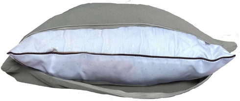 AUCOCU Stretch Jersey Pillow Cases with Invisible Zipper, Universal Size fit All King, Queen and Standard Size Pillows, Modal Rayon Spandex 180 Gr...