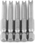 5 Pcs 1/4" Hex Shank Alloy Steel U Shape Magnatic Screwdriver Drill Bits Set Spanner Screwdriver Bits U4 U5 U6 U7 U8 50MM Length...