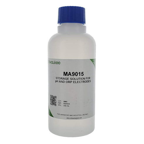 Milwaukee Instruments MA9015 Storage Solution for pH/ORP Electrode, 230 mL Volume...