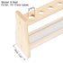 uxcell Wooden Test Tube Holder Rack 6 Wells for 10ml Centrifuge Tubes...