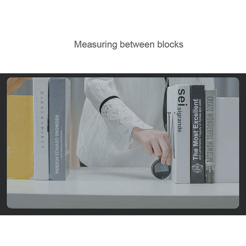 HomeMagician 324 Ft Electronic Digital Tape Measure with LCD Display Digital Ruler Rechargeable Small Smart Long Distance Rolling Measuring Tool f...