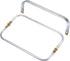 uxcell Metal Purse Frame 2Pcs, 12" Rectangle Lock Frame Kiss Lock Clasp Bag Frame Hardware Replacements for DIY Purse Handle Bag Making Sewing Cra...
