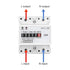 Electric Meter, KWh Meter, Single Phase 4P LED DIN-rail Electricity Power Consumption Wattmeter Energy Meter, 10-40A...