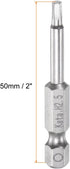 H2.5 Hex Screwdriver Bit 1/4" Hex Shank 2" Length Magnetic Screw Driver Power Tool...