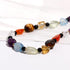 Jewever 7 Chakra Crystals and Stones Anklet Irregular Tumbled Gems Beaded Ankle Bracelets for Women Spiritual Energy Meditation Yoga Healing Jewel...