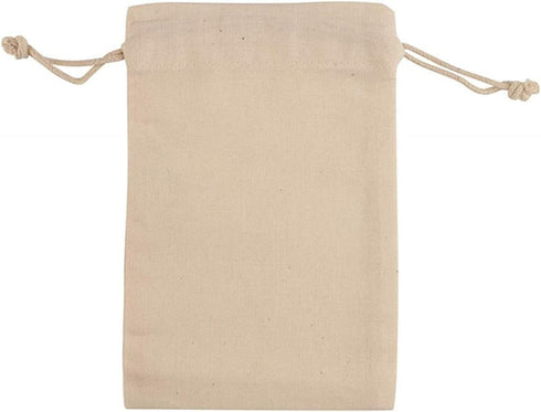 KUPOO 50PS Cotton Bags Cotton Muslin Bags Drawstring Muslin Bag for Wedding Party Favor and DIY Craft (5x7 Inch)...