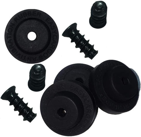 Easycargo Fan Anti Vibration Pads, Fan Damper for Noise Reduction, Silicone Damper for Low Noise Fan 80mm, 92mm, 120mm, 140mm (Black 16-Pack)...