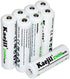 Rechargeable AA Batteries, 8-Pack Double A Battery 2800mAh, Pre-Charge NiMH Low Self Discharge Recharge up to 1200 Cycles...