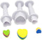 Heart Shaped Plunger Cutter Molds Fondant Sugarcraft Cake Cupcake Toppers Decorating Tool DIY Mold, 3-Pack...