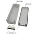 LeMotech Waterproof Dustproof IP67 Junction Box DIY Case Enclosure Gray 9.8 x 3.1 x 3.3 inch (250 x 80 x 85 mm)...