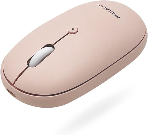 Macally Wireless Bluetooth Mouse - Strong Connection - Quiet, Comfortable, Rechargeable Mouse for Macbook Air/Pro, Mac, iMac, Apple iPad - Wireles...