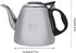 1.2l 1.5L Stovetop Teapot Stainl Steel Stove top Teapot Tea Coffee Pot Kettle Heat Resist Handle(1.5L)...