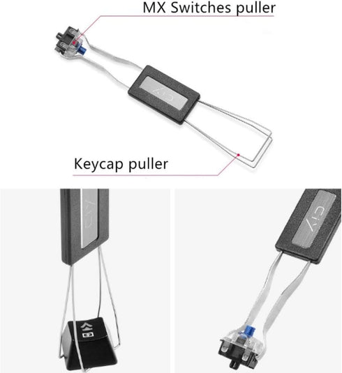 Granvela Pack 2 Keycap and Switch Puller Stainless Steel Switch Remover for Mechanical Keyboard, DIY Tool for Fixing Keyboard...