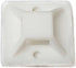 Cable Tie Mounts (25mm x 25mm) Self ADHESIVE Clips Wire Tie Base - Premium Grade Strength Screw-Hole Anchor Point Provides Optimal Strength (100 C...