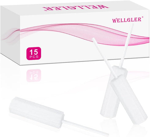 Absorbing Sponge for Women- Sterile Postpartum Sponge for Feminine Care and Hygiene ?After Happy time Clean Up Sponge for Women 15 Counts...