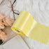 TONIFUL 4 in x 22Yds Wide Canary Yellow Light Yellow Satin Ribbon Solid Fabric Large Ribbon for Cutting Ceremony Kit Grand Opening Chair Sash Tabl...