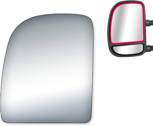 Mirror Glass Replacement for Ford E150/250/350/F250/F350/F450 Driver Side...