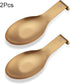 Stainless Steel Spoon Rest for Kitchen Spoon Holder Counter Cooking Utensil Rest Spoon Heavy Duty Dishwasher Safe 2pcs (Gold)...