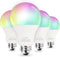 Smart Light Bulbs, 3Stone 100W Equivalent WiFi LED Color Changing Bulb Dimmable 2700K-6500K RGBCW, Compatible with Alexa, Google Home 2.4Ghz Only,...