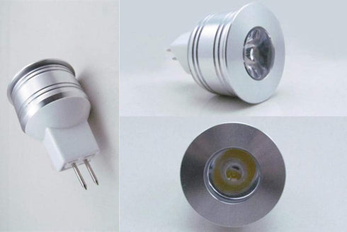 MR11 LED Light Bulbs 1W MR11 GU5.3 Bi-Pin Base LED Light 1W(12V 10W Halogen Replacement) Warm White 3000K LED Spotlight Bulb for Landscape Accent ...