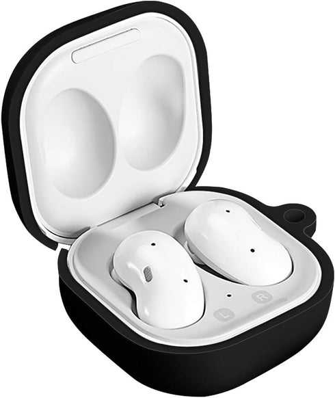 Geekria Silicone Case Cover Compatible with Samsung Galaxy Buds Live True Wireless Earbuds, Earphones Skin, Protective Carrying Case with Keychain...