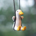Duck Car Hanging Ornament, Cute Hanging Accessories for Rear View Mirror, Swinging Duck Pendant...
