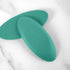 Carrotez Small Silicone Coffee Spoon Rest 2 pcs (0.2" x 1.6" x 3.74"), Spoon Holder Flexible almond-Shaped for Next to Coffee Maker - Kitchen Uten...