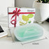 Soap Box Holder, 2-Pack Soap Dish Soap Savers Case Container for Bathroom Camping Gym Vonpri (Clear)...