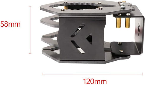 Mechanical Robot Arm Claw/Gripper Robot Gripper (Black Mechanical Claw without servo)...