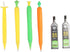 4Pcs Cartoon Mechanical Pencils Carrot Pineapple Cucumber Banana Shaped Pencils Decorative Drawing Painting Pencil with Lead Refills...