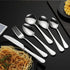 Stainless Steel Cooking Utensils, Kitchen Tools with Utensil Holder Non-Stick and Heat Resistant,Dishwasher Safe, Easy to Clean (Pointed spoon 2)...